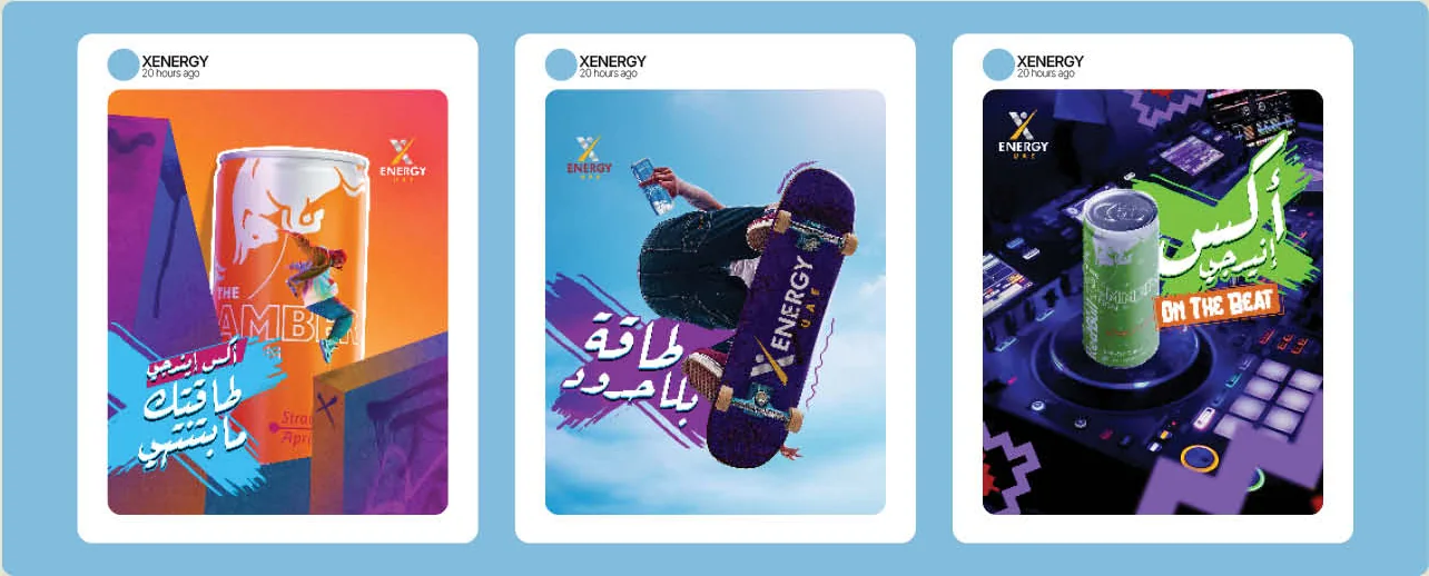XEnergy — Social media by Fawrahub